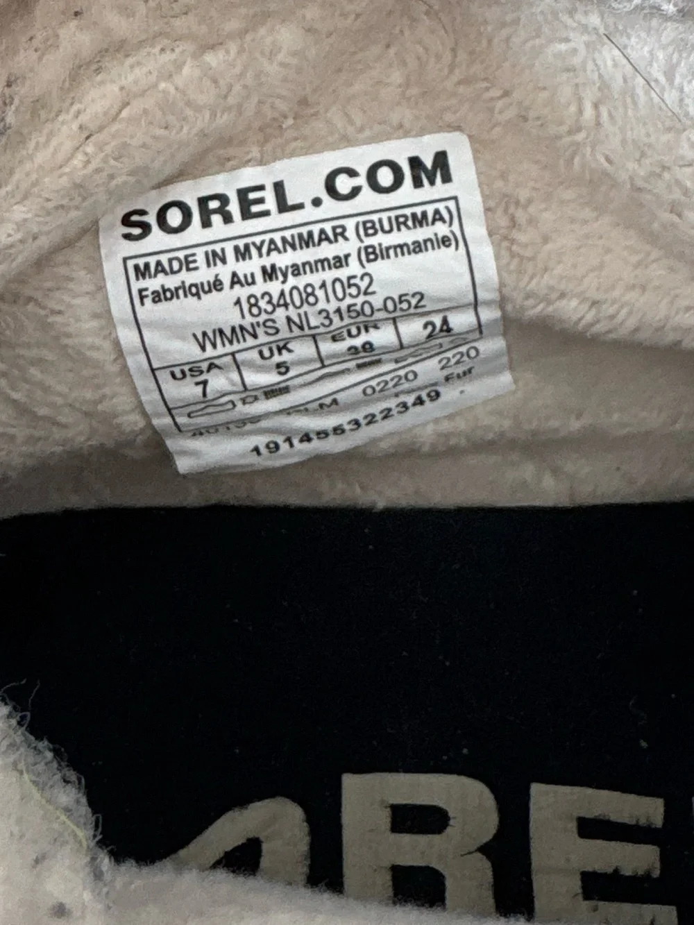 Sorel Out N About Plus Felt Boots Women’s 7 Waterproof